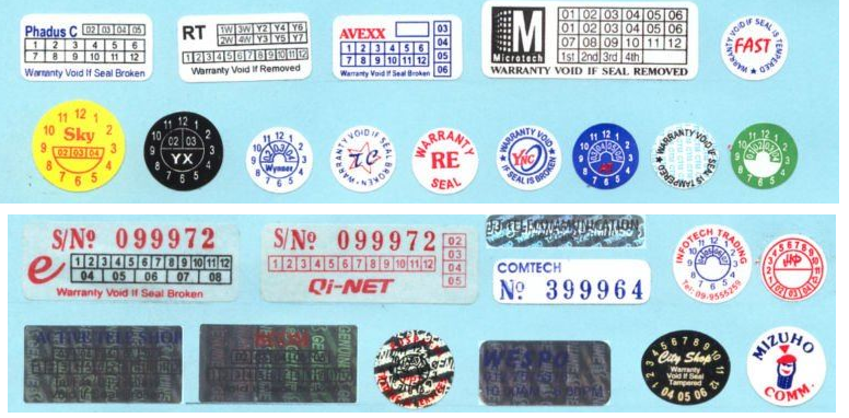 Void Seal Labels